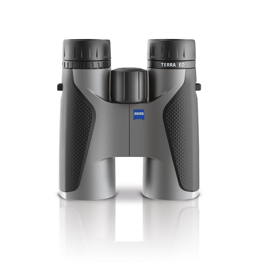 ZEISS 8x42 Terra ED Binoculars (Gray) - Compact and Lightweight Design with Cleaning Kit