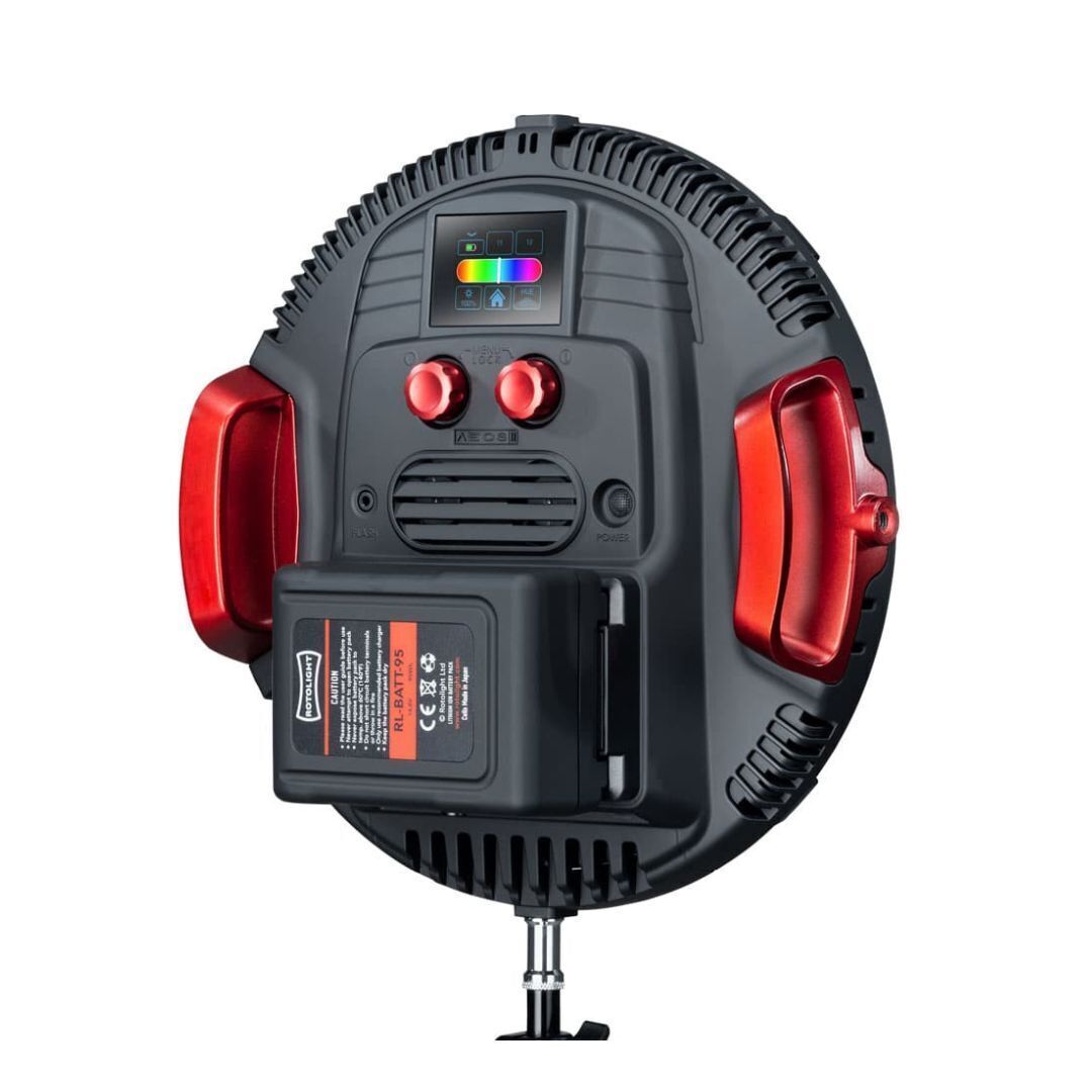 Rotolight AEOS 2 PRO with 16.7 Million Colors, 2500 Digital Filters, and Zero Recycle Time