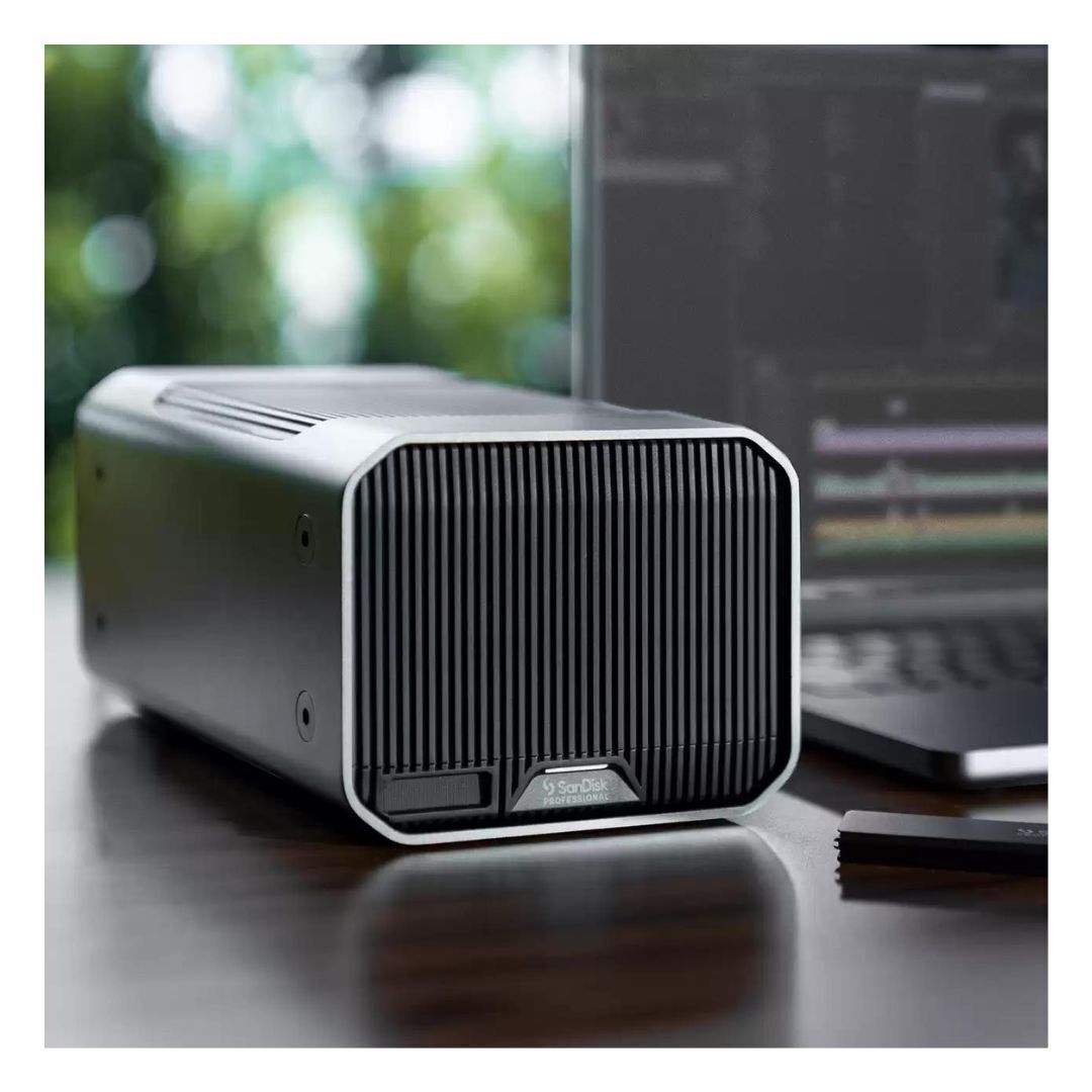 SanDisk Professional G-RAID MIRROR External Hard Disk Drive with PRO-BLADE SSD Mag Slot (36TB)