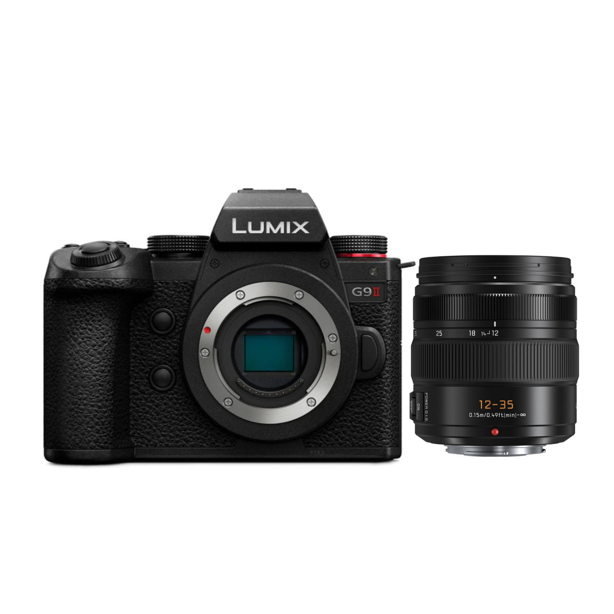 Panasonic Lumix G9 II 25.2MP Digital Mirrorless Camera Body and 12-35mm f/2.8 Lens