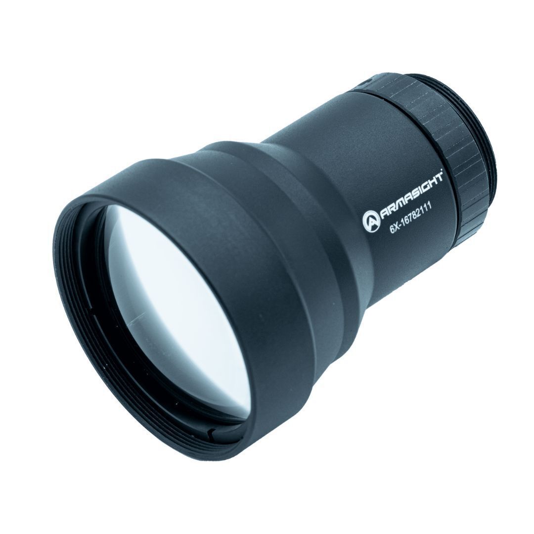 Armasight 6X Lens for PVS-14 with Waterproof Design, Carbon Coating, and Lightweight Body (Black)