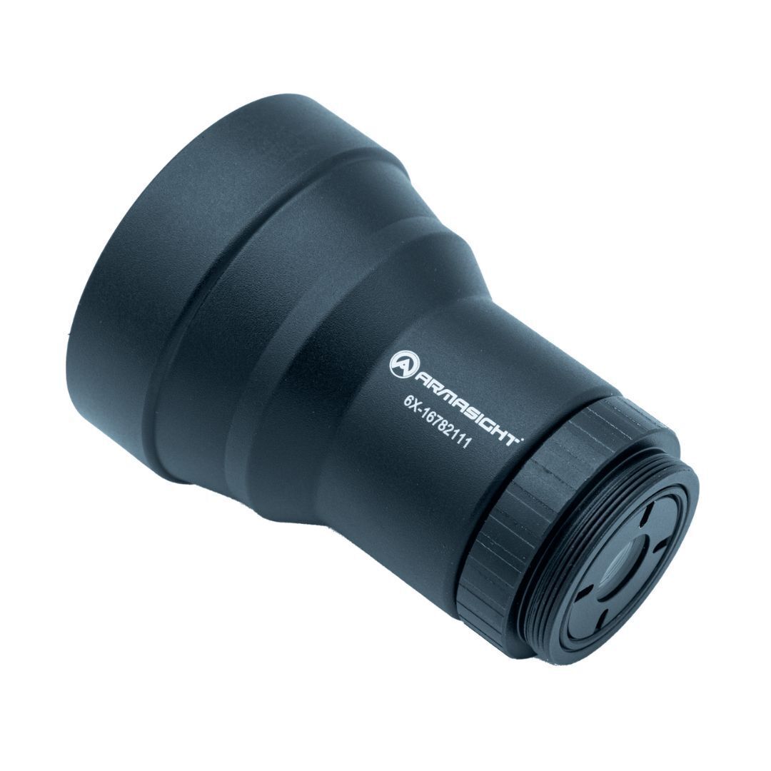 Armasight 6X Lens for PVS-14 with Waterproof Design, Carbon Coating, and Lightweight Body (Black)