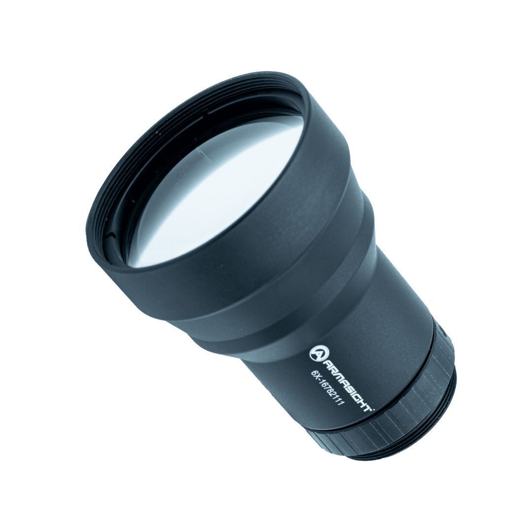 Armasight 6X Lens for PVS-14 with Waterproof Design, Carbon Coating, and Lightweight Body (Black)