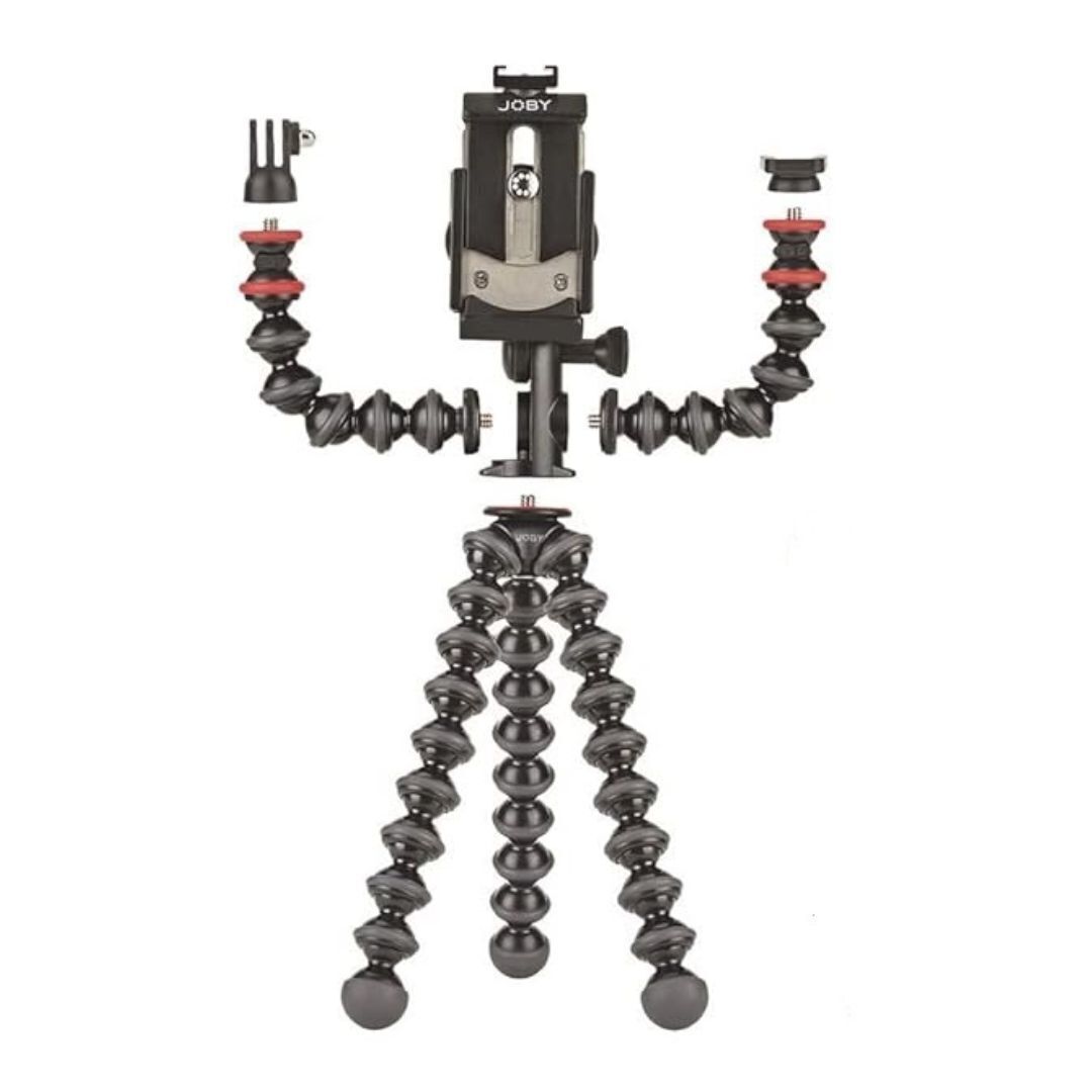 JOBY GorillaPod Mobile Vlogging Kit for Smartphone Vlogging with Wavo Mobile Mic and Beamo LED Light