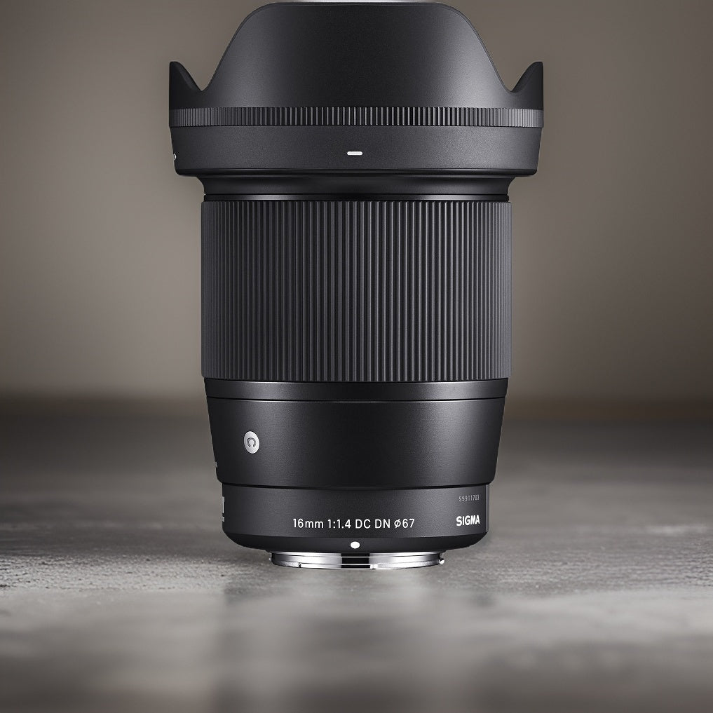 Sigma 16mm f/1.4 DC DN Contemporary Lens for Sony with Accessory Bundle