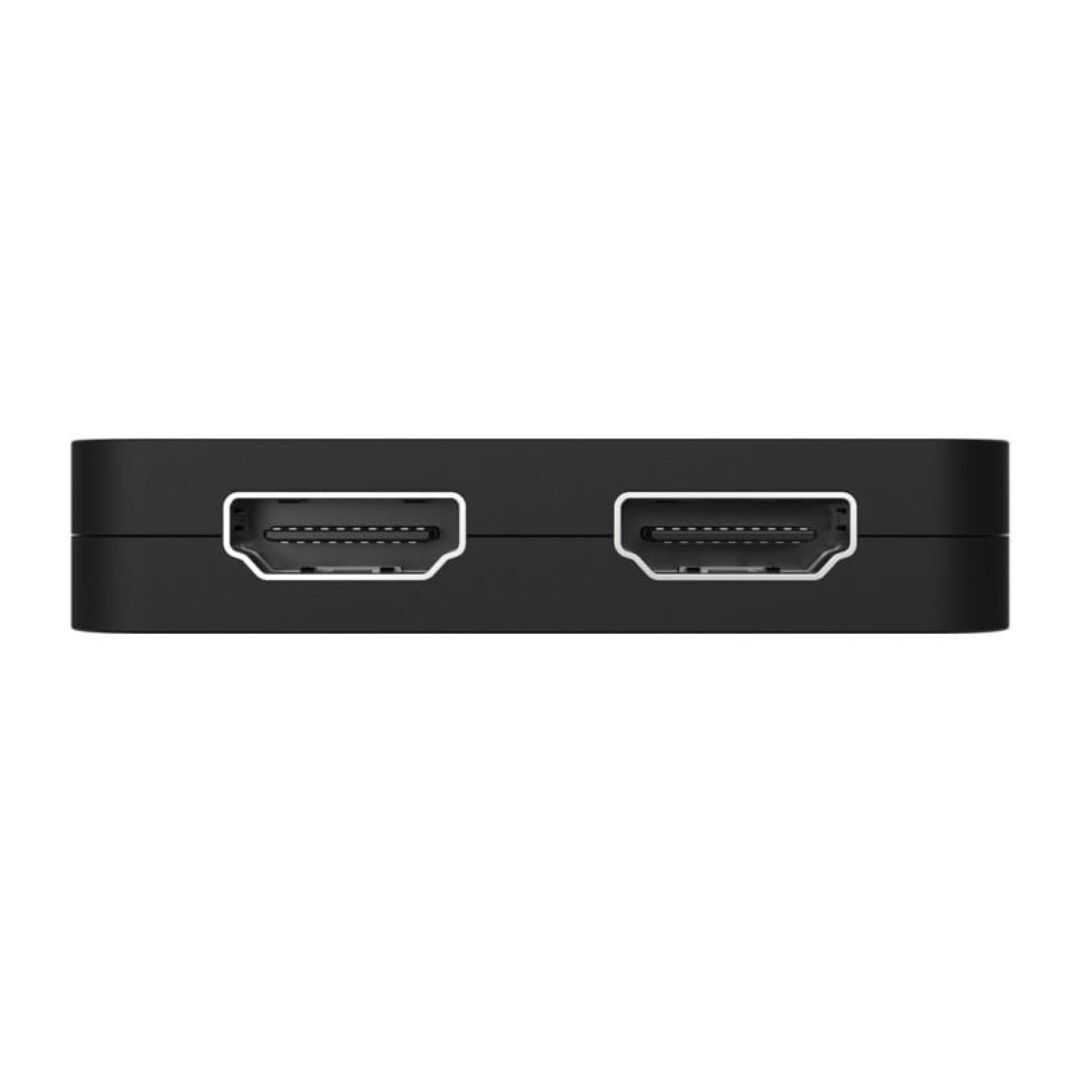 BZBGEAR 2x1 8K60 UHD Ultra-Slim HDMI 2.1 Switcher with EDID Management and Built-In Equalizer