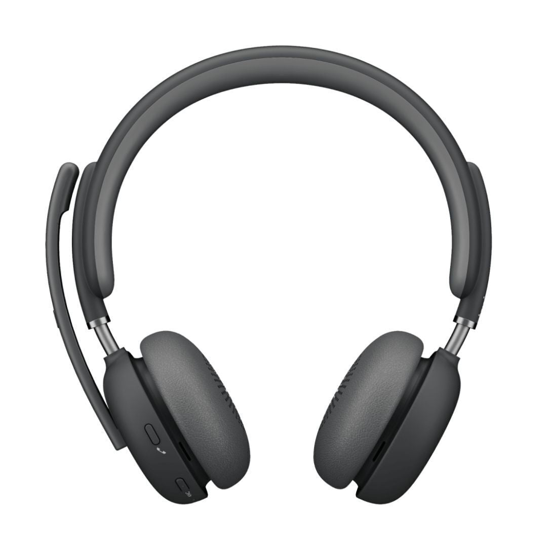 Logitech Zone wireless 2 Teams AI Headset with Built-In Battery for Noise-Free Calls (Graphite)