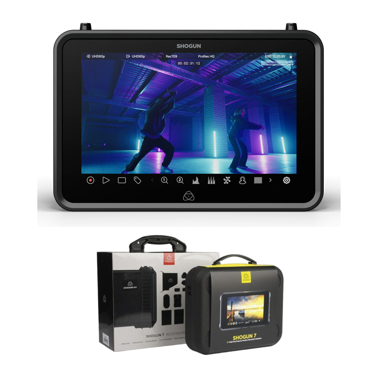 Atomos Shogun 7-inch HDR Monitor-Recorder 6K Raw with Accessory Kit