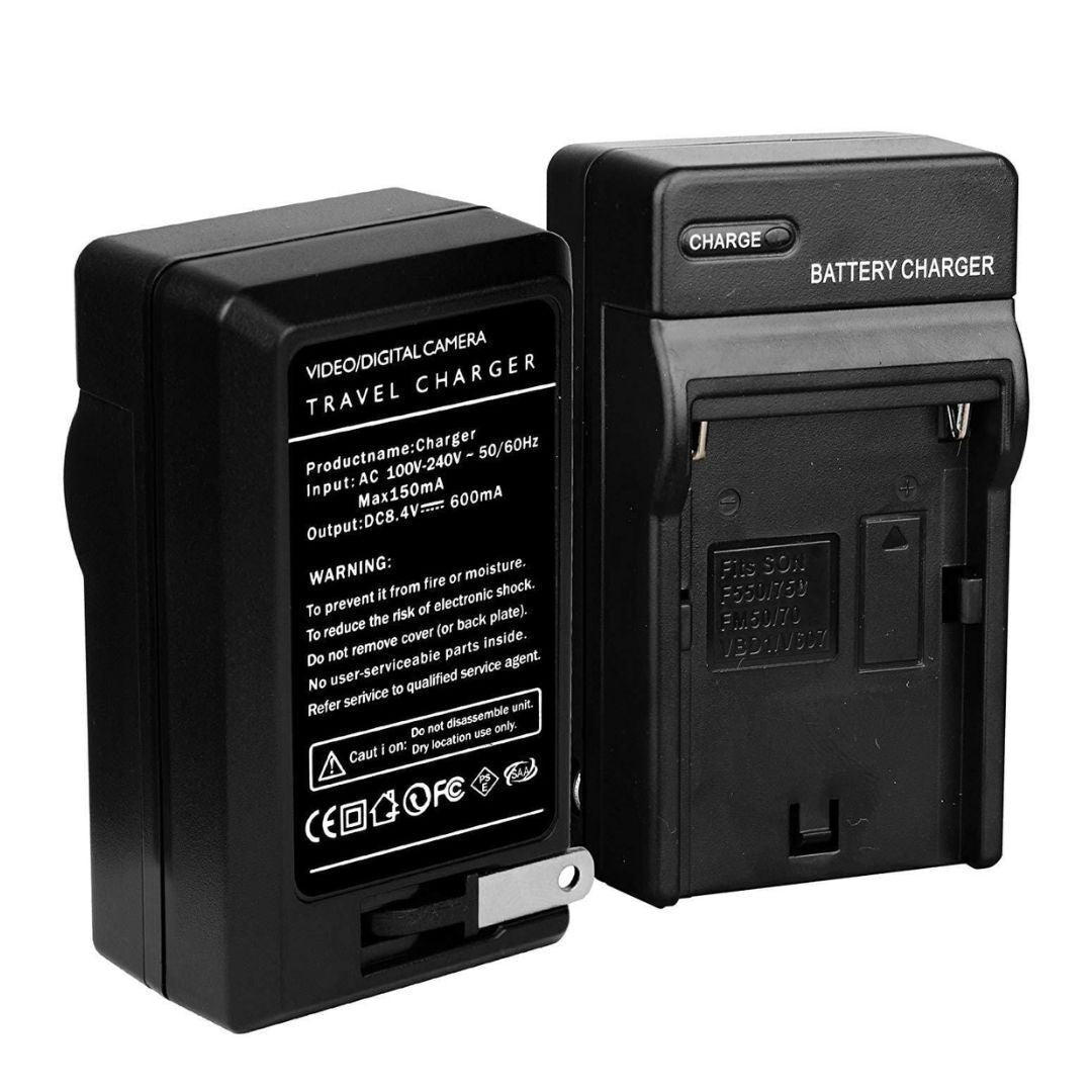 GVM NPF 750 Li-ion 4400mAh 7.2V Replacement Battery and Charger (2-Pack)