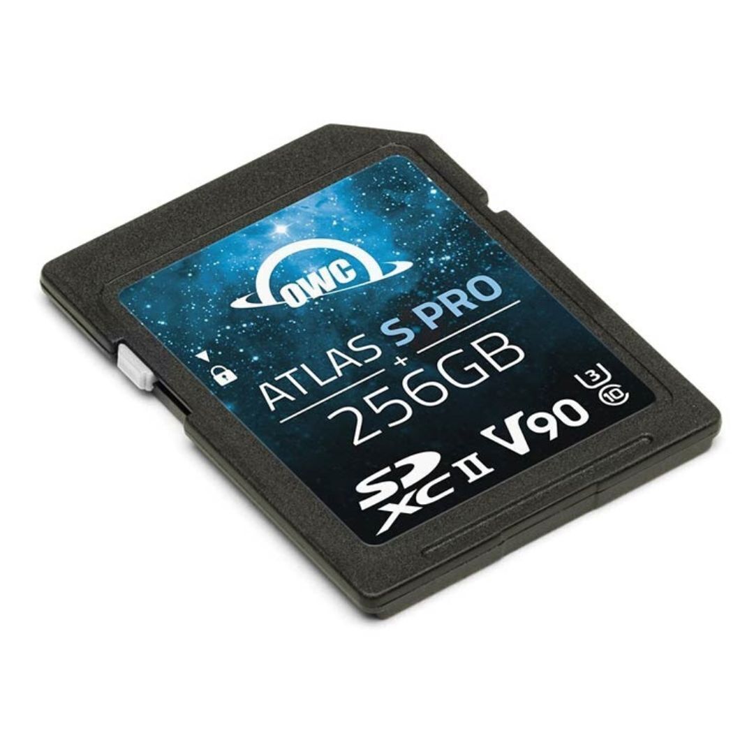 OWC 256GB Atlas Ultra High-Performance SDXC UHS-II V90 Memory Card