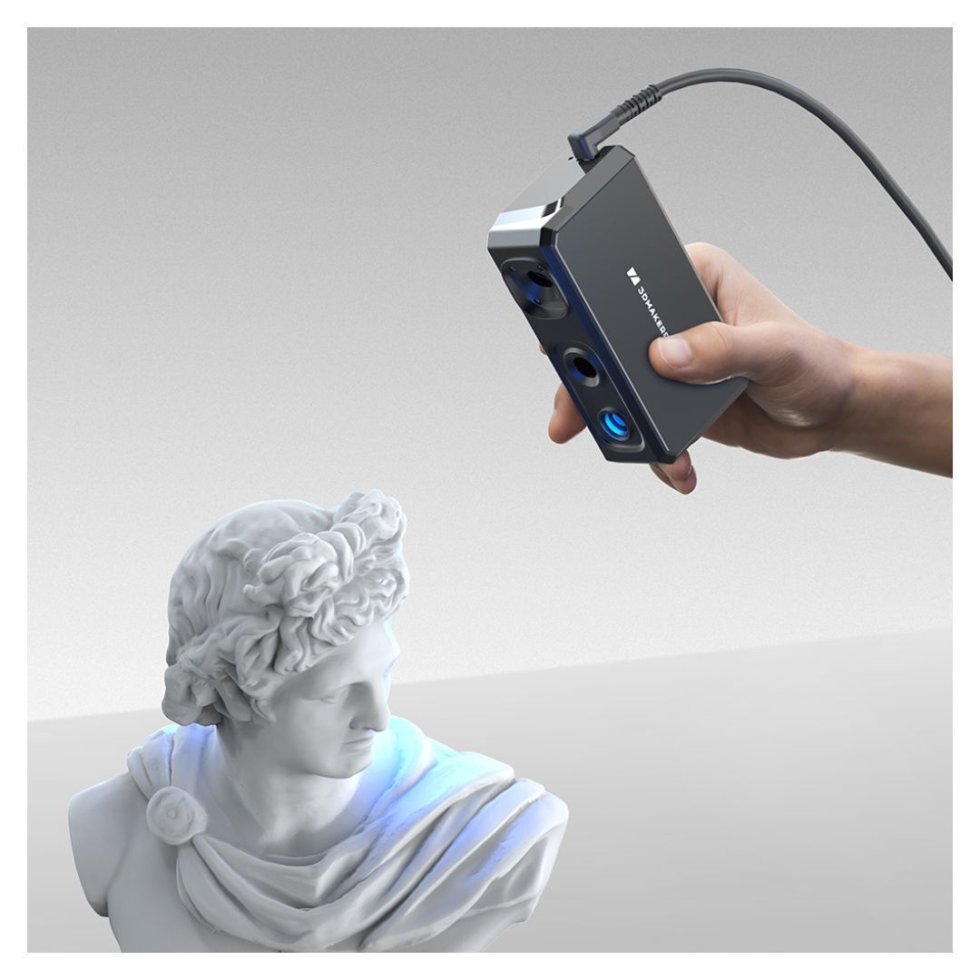 3DMakerPro Seal Lite 3D Scanner with Precision Blue Imaging System and Anti-Shaking Lens