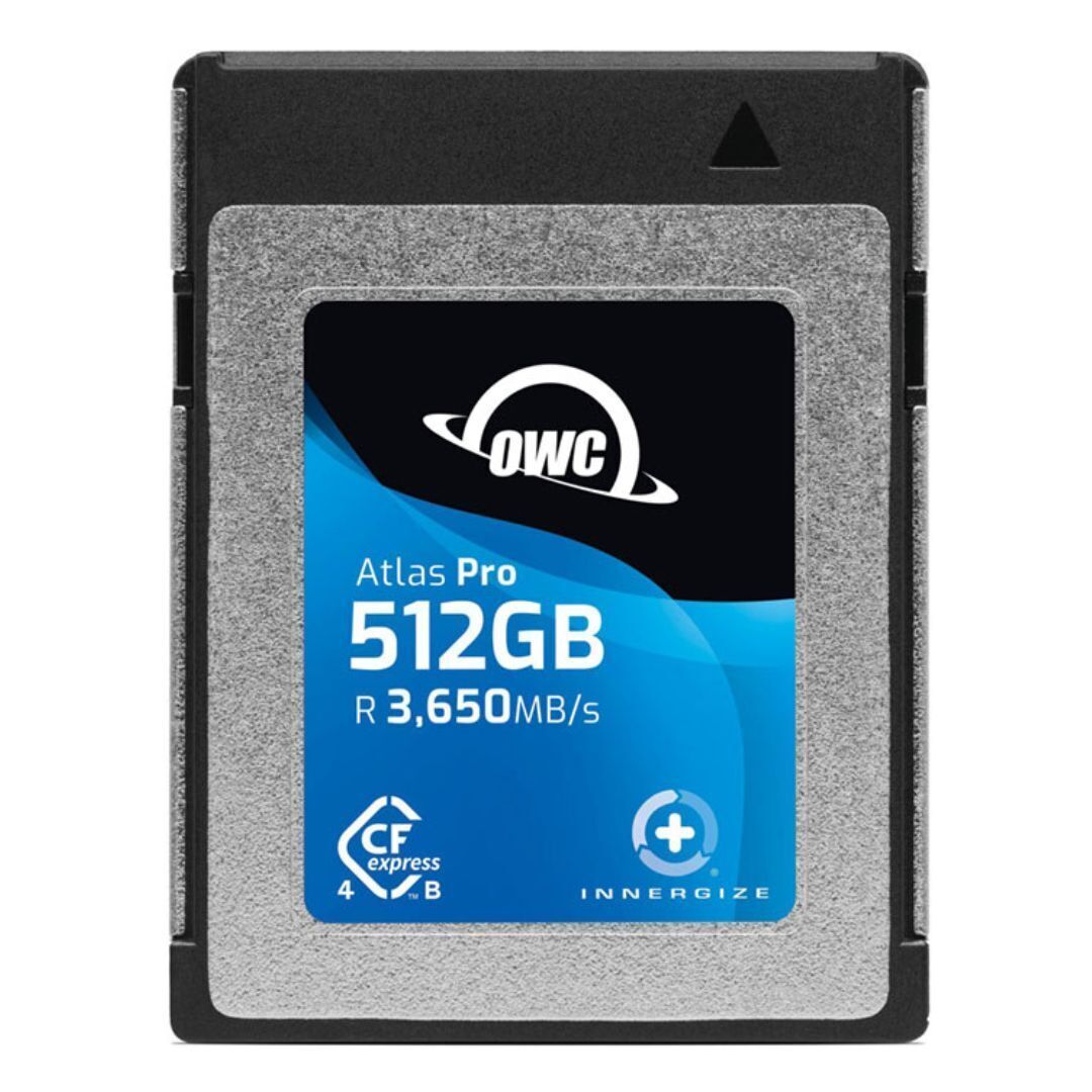 OWC 512GB Atlas Pro CFexpress Type B 4.0 Memory Card with High-Speed, Professional-Grade Storage