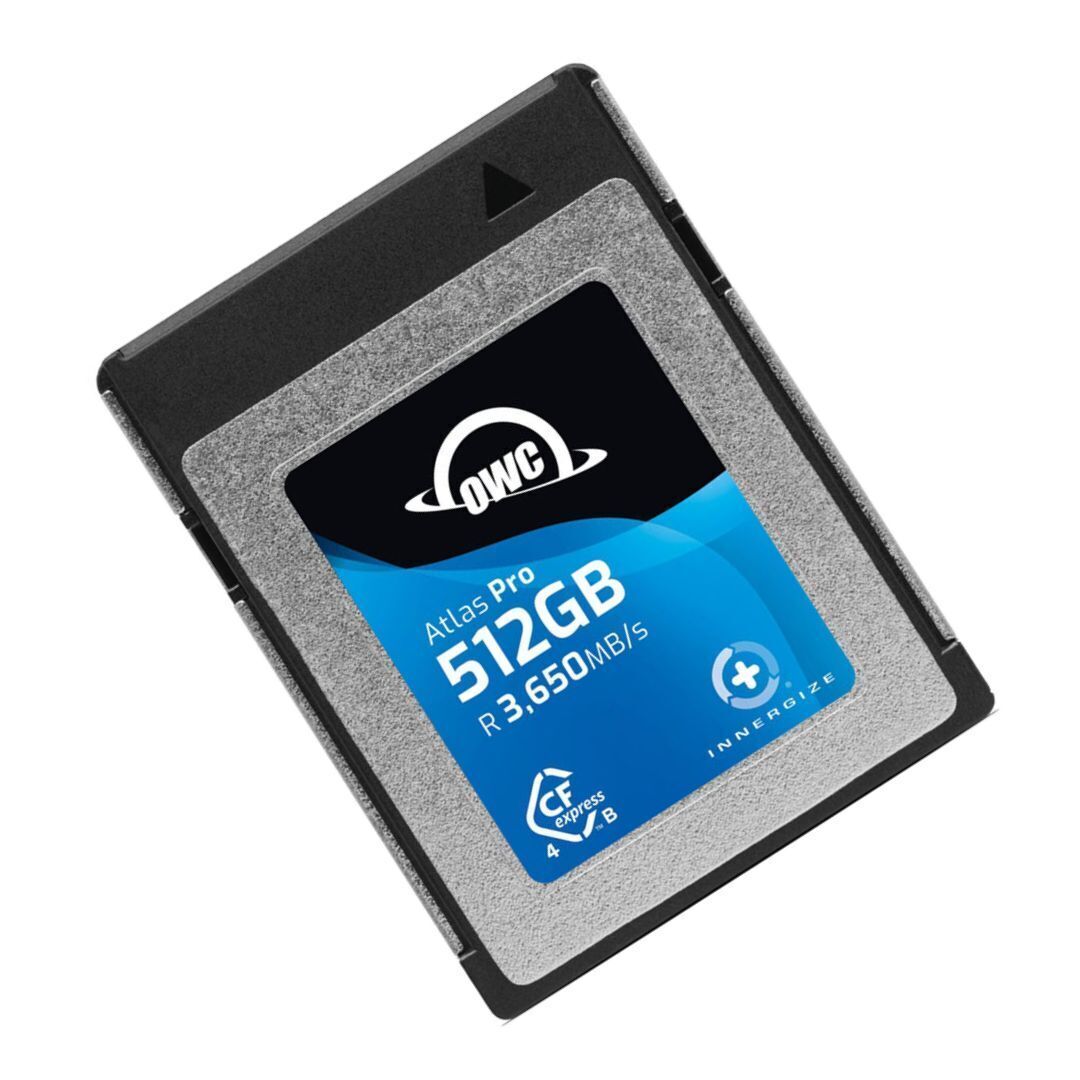 OWC 512GB Atlas Pro CFexpress Type B 4.0 Memory Card with High-Speed, Professional-Grade Storage