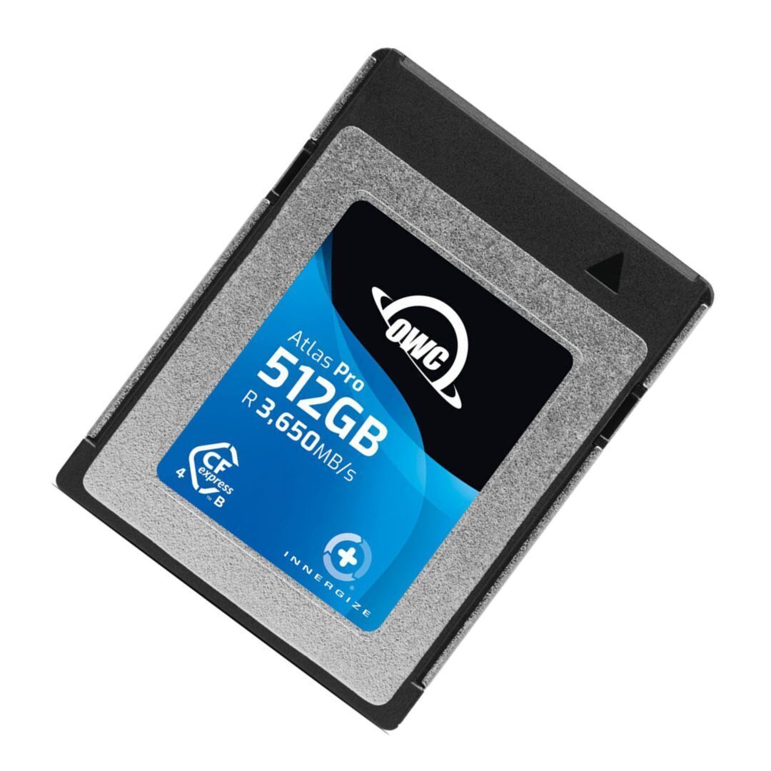 OWC 512GB Atlas Pro CFexpress Type B 4.0 Memory Card with High-Speed, Professional-Grade Storage