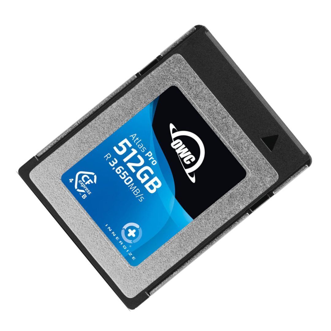 OWC 512GB Atlas Pro CFexpress Type B 4.0 Memory Card with High-Speed, Professional-Grade Storage