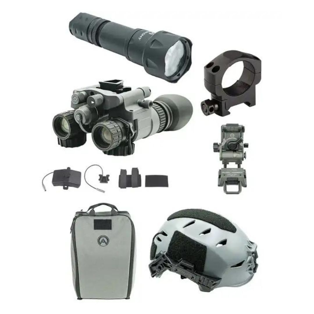 Armasight BNVD-51 Gen 3 Pinnacle Ultimate Kit, Min 2000 FOM Image Intensifier (Gray, XL)