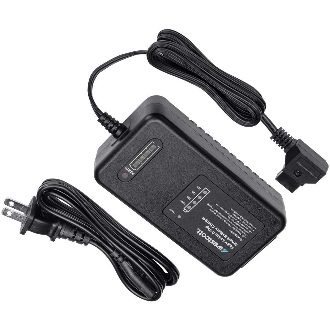 Westcott 14.8V D-Tap Li-Ion Battery Charger with Smart Charging Technology