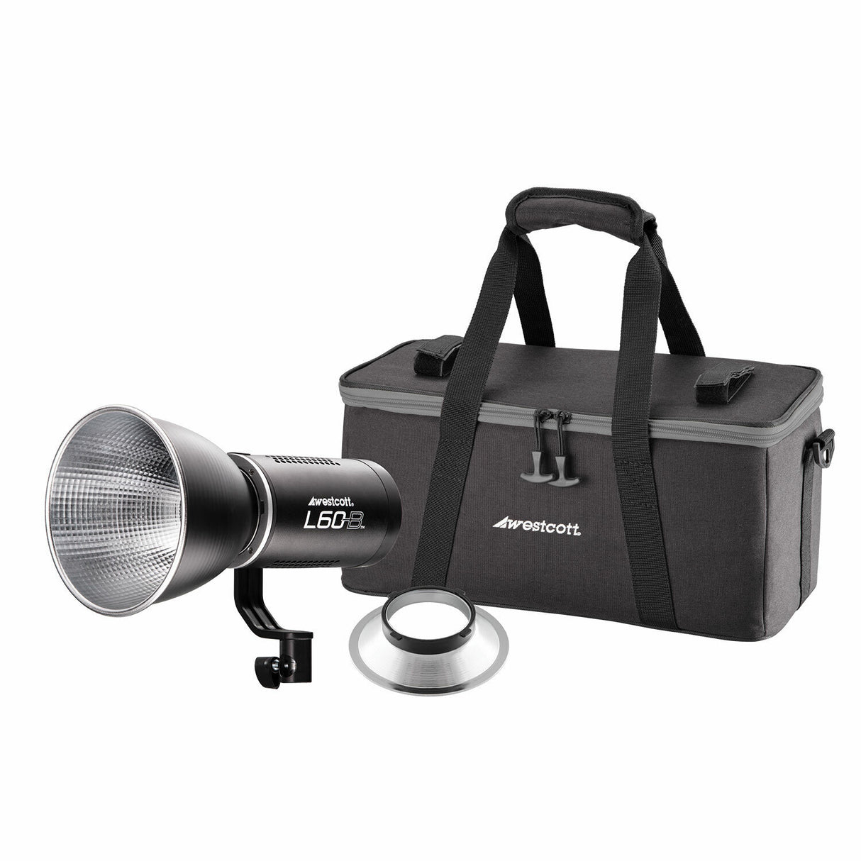 Westcott L60-B Bi-Color LED Video Light (60W) with V-Mount 14.8v Lithium-ion Battery and Charger Kit