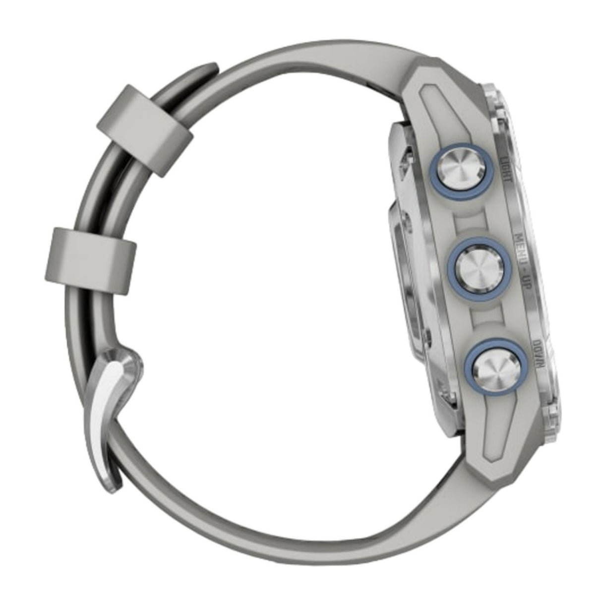 Garmin Descent Mk3 Watch Style-Dive Computer (43mm, Stainless Steel with Fog Gray Silicone Band)