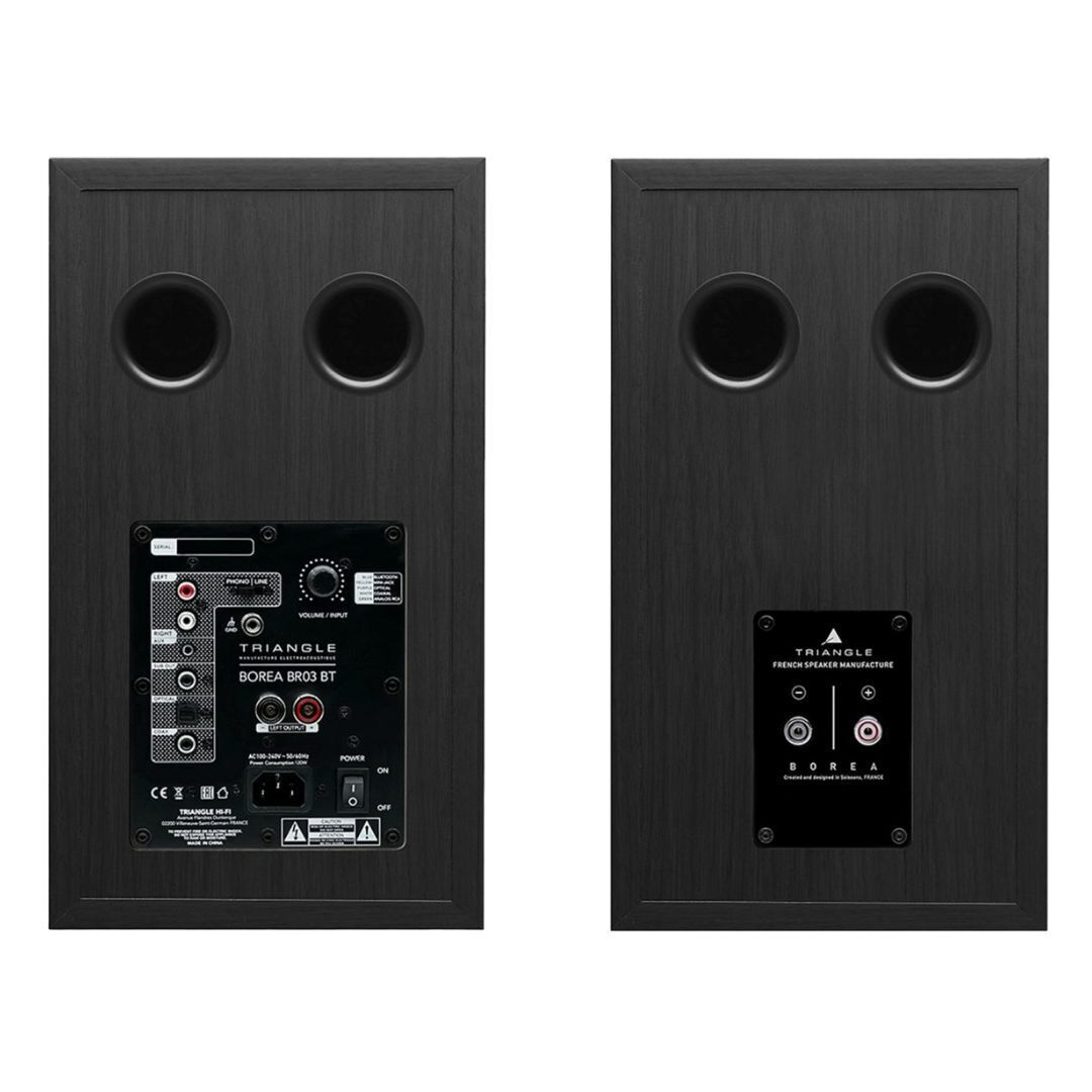 Triangle Borea Active BR03 BT Wireless Bluetooth Bookshelf Speaker (Black)