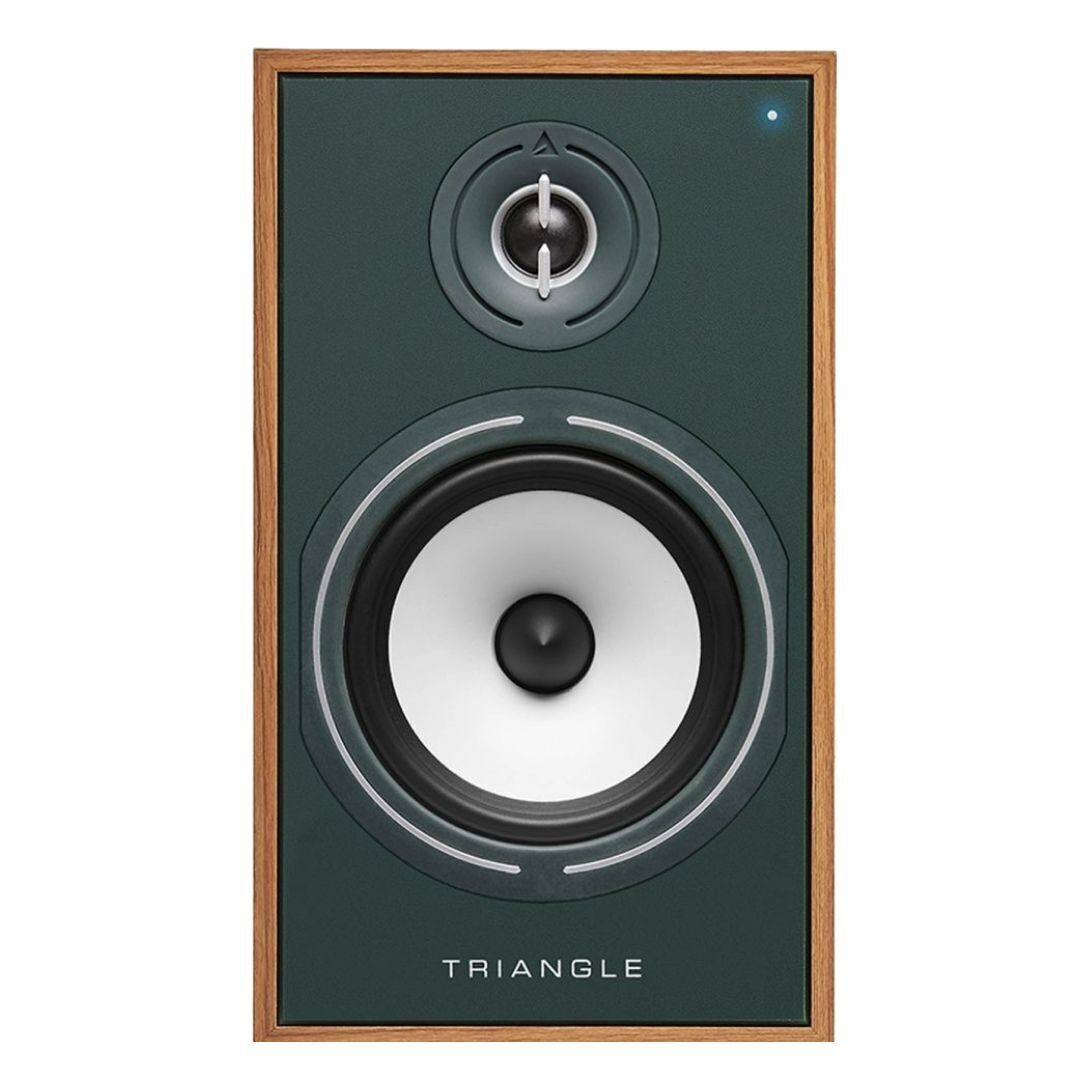Triangle Borea Active BR03 BT Wireless Bluetooth Bookshelf Speaker (Oak Green)