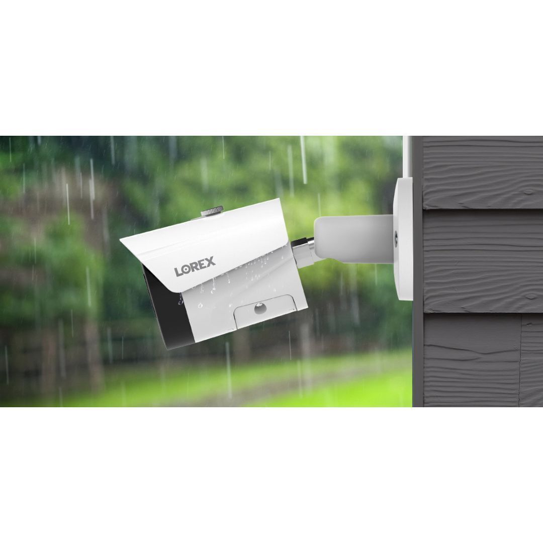 Lorex A20 IP Wired Bullet Security Camera with Listen-In Audio and Smart Motion Detection (White)