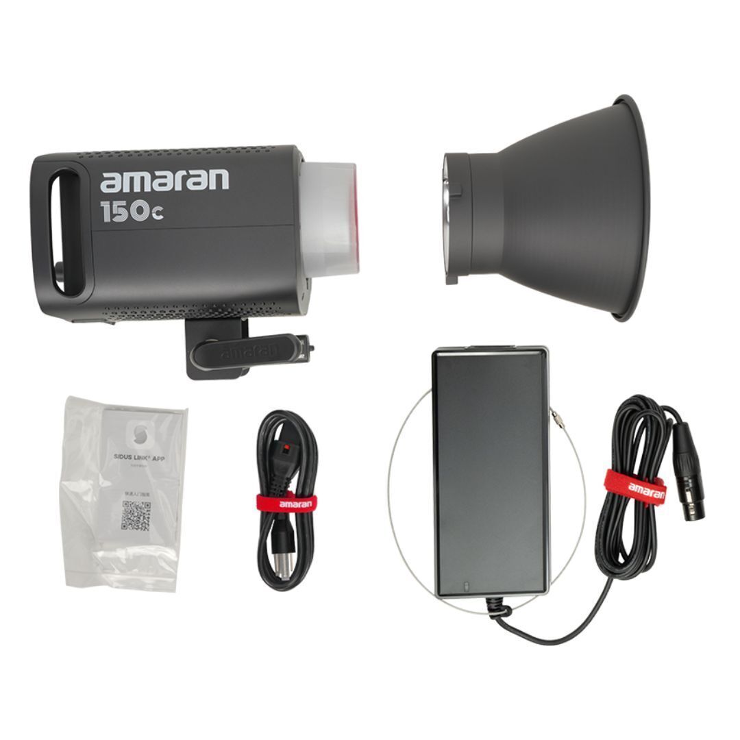 Aputure amaran 150c RGBWW Full-Color 150W Output Bowens Mount Point-Source LED (Charcoal)