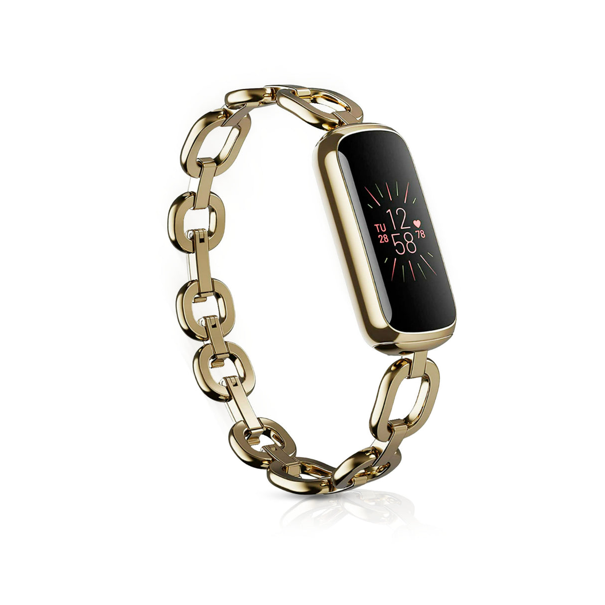 Fitbit Luxe Special Edition Fitness and Wellness Tracker with Gorjana Soft Gold