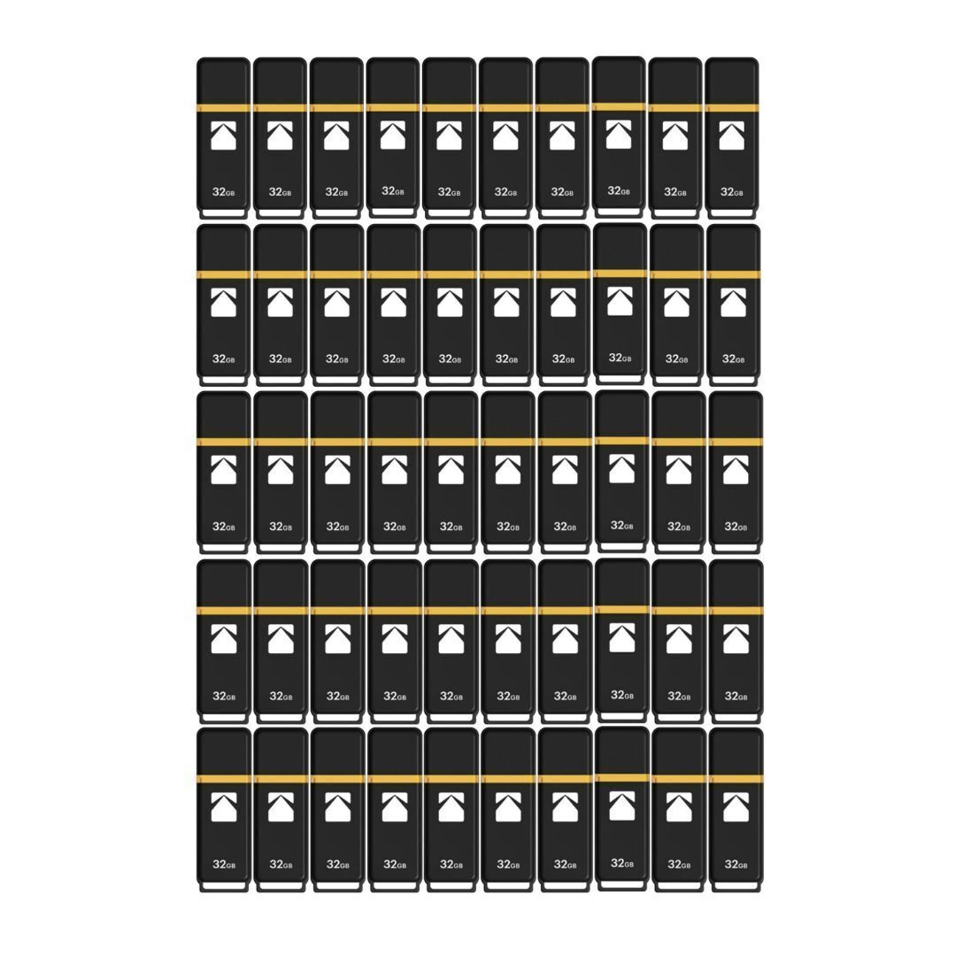Kodak 32GB USB 3.2 USB Flash Drive (50-Pack)