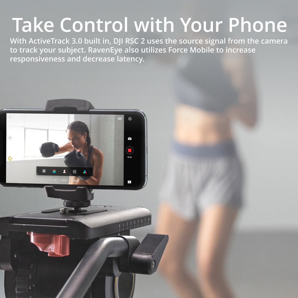 DJI RSC 2 Gimbal Stabilizer with Weatherproof Hard Case - Gimbal Stabilizer with 1'' OLED Screen