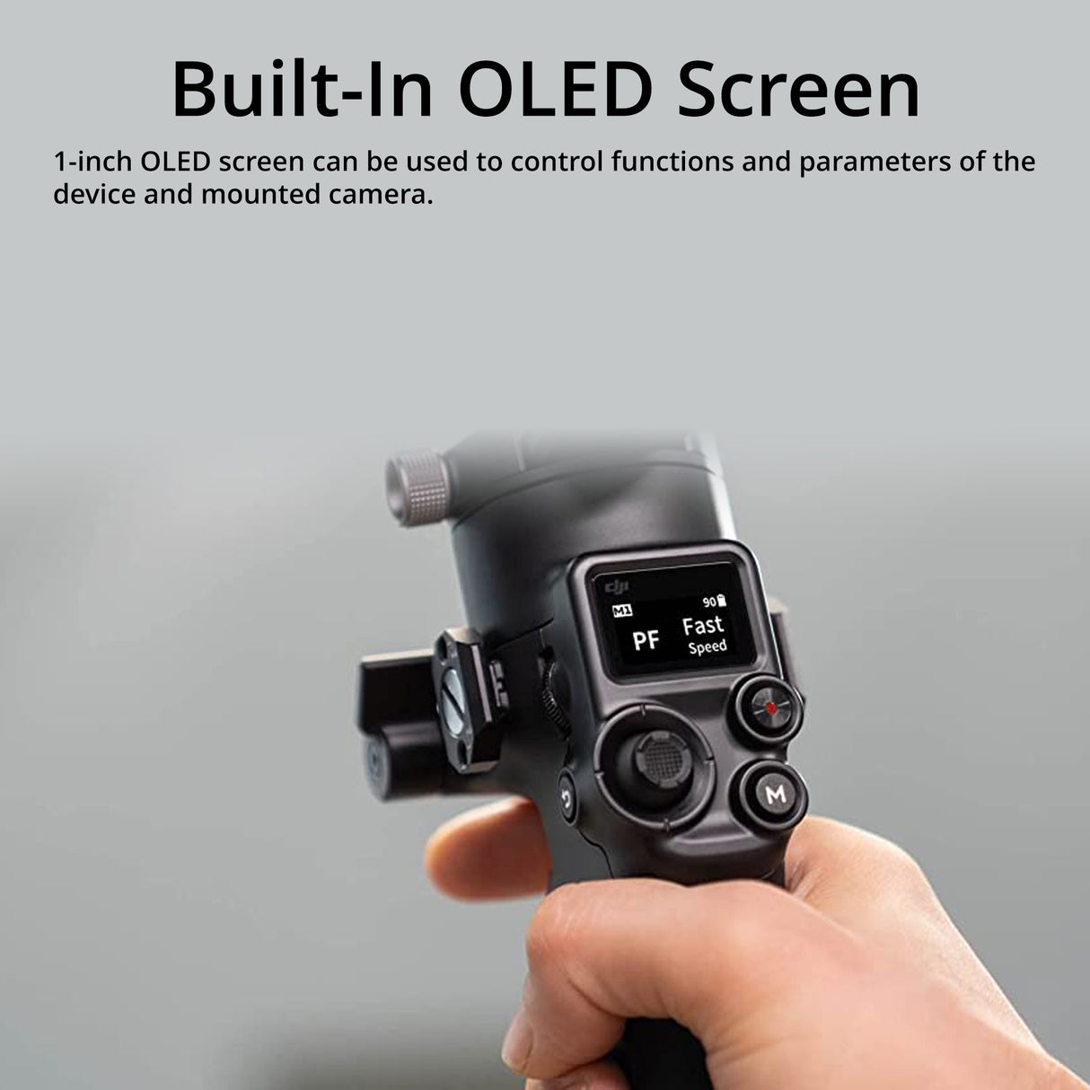 DJI RSC 2 Gimbal Stabilizer with Weatherproof Hard Case - Gimbal Stabilizer with 1'' OLED Screen