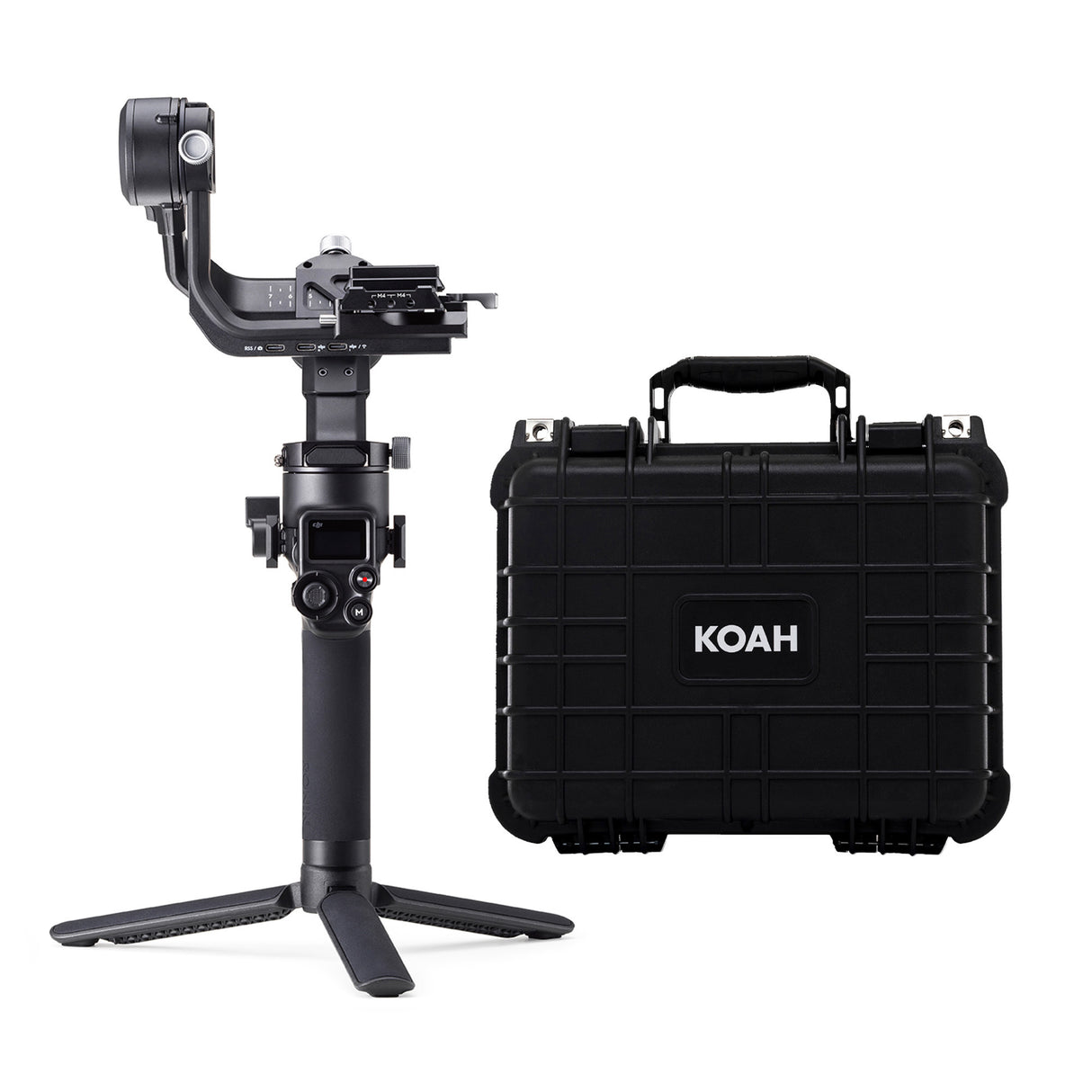 DJI RSC 2 Gimbal Stabilizer with Weatherproof Hard Case - Gimbal Stabilizer with 1'' OLED Screen
