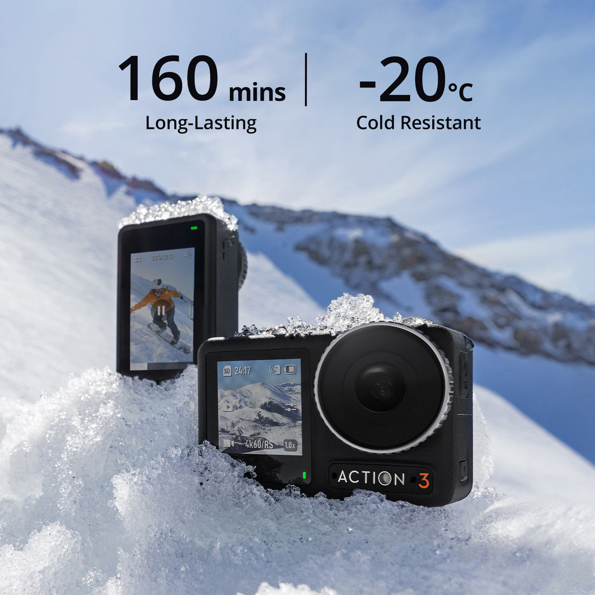 DJI Osmo Action 3 Standard Combo with 64GB MicroSD Card - Outdoor Action Camera with 4K HDR
