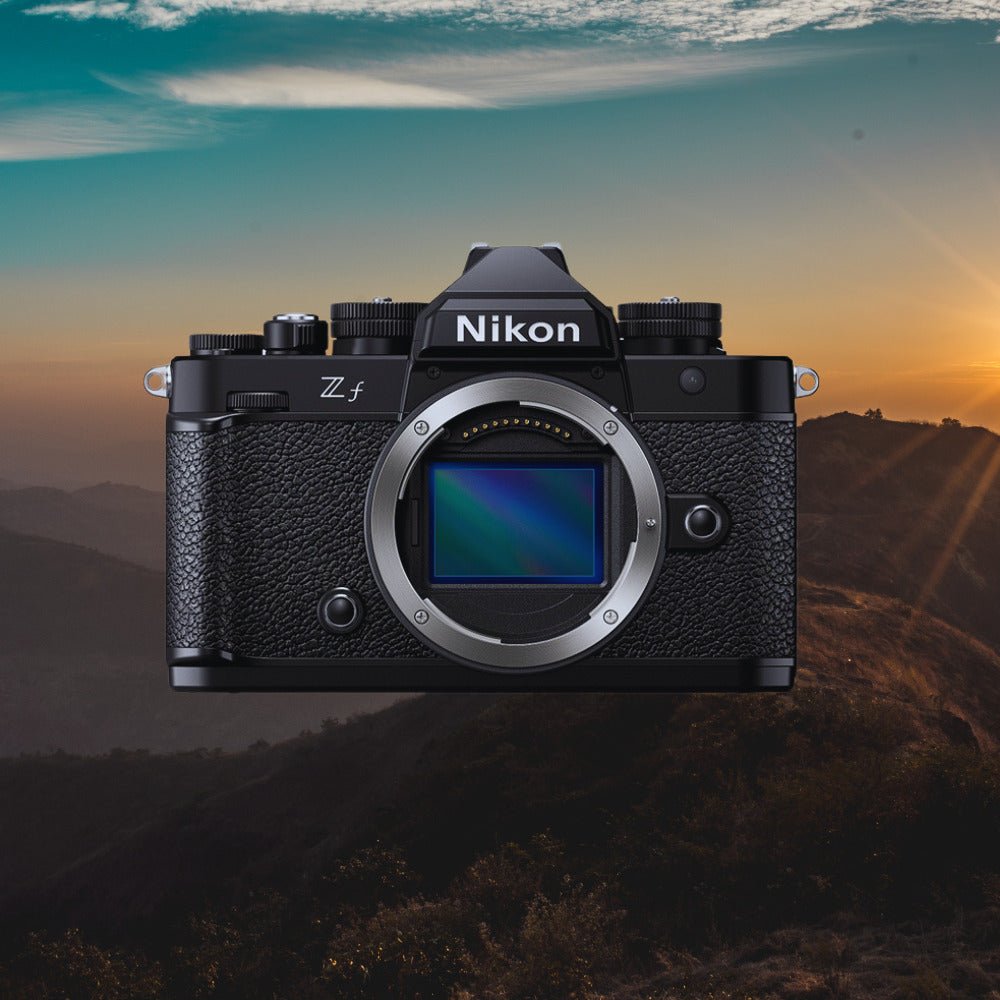 Nikon Zf Mirrorless Camera with Enhanced Low-Light Performance with Nikon FTZ II Mount Adapter