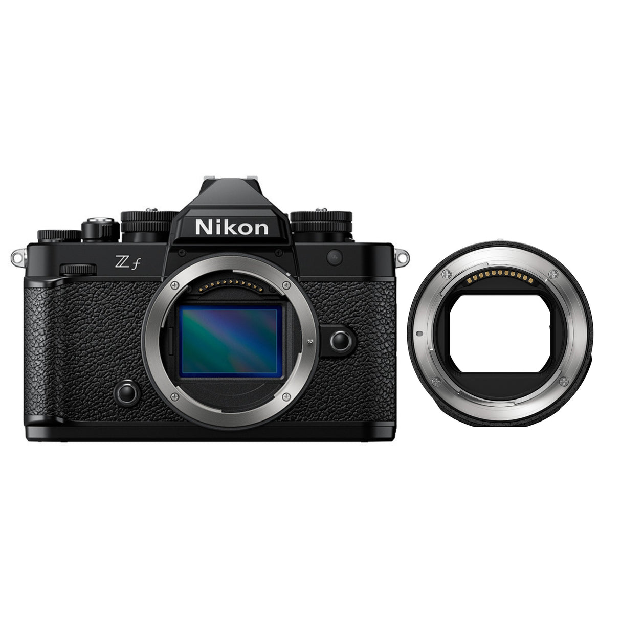 Nikon Zf Mirrorless Camera with Enhanced Low-Light Performance with Nikon FTZ II Mount Adapter