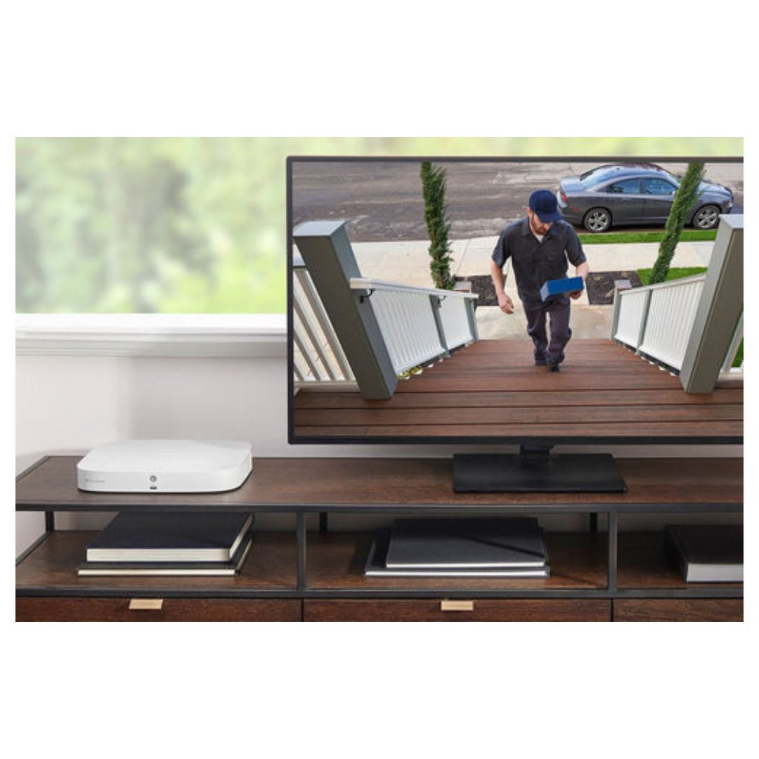 Lorex 4K 16 Camera Capable 2TB NVR Recorder with Four (4) Lorex A20 IP Wired Bullet Security Camera