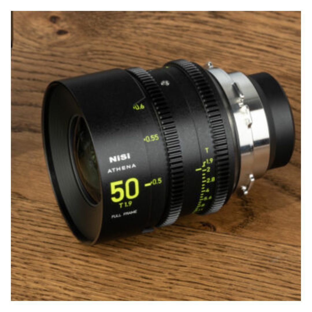 NiSi 50mm ATHENA PRIME Full Frame Cinema Lens T1.9 with Fluorescent Focal Scale (PL Mount)