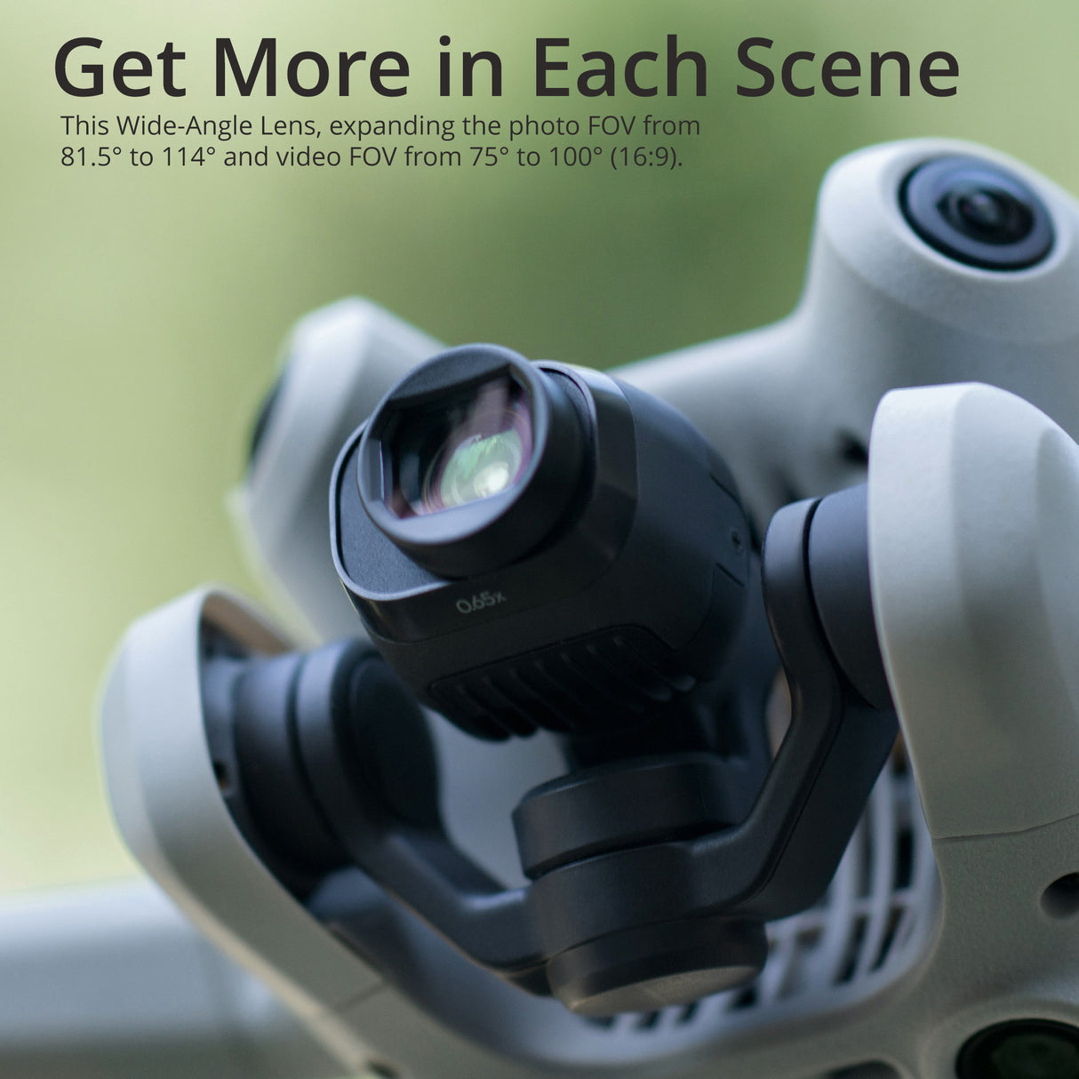 DJI Mini 4 Pro Wide-Angle Lens with Lens Pen - Expand your DJI Mini 4 Pro's Field Of View