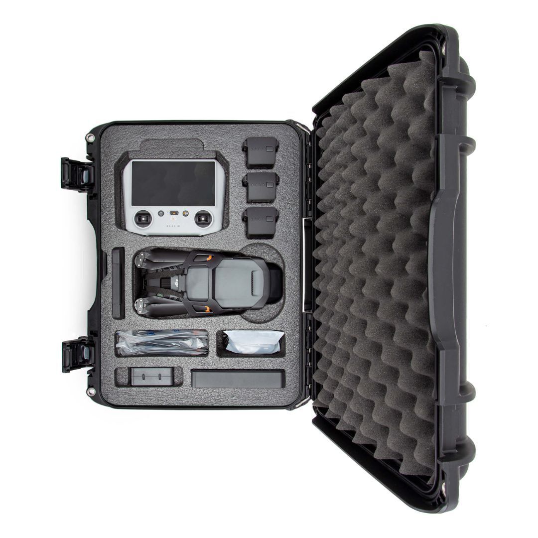 Nanuk 925 IP67 Waterproof Hard Case for DJI Mavic 3 Pro Fly More and Cine Premium Combo (Black)