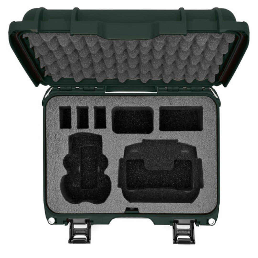 Nanuk 915 Waterproof Hard-Shell Case for DJI Mini 3 and Mini 4 Pro Fly More Combo (Olive)