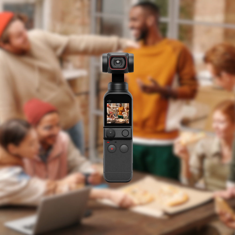 DJI Pocket 2 Creator Combo with Mic Receiver, Waterproof Case, MicroSDXC Card, and Card Reader