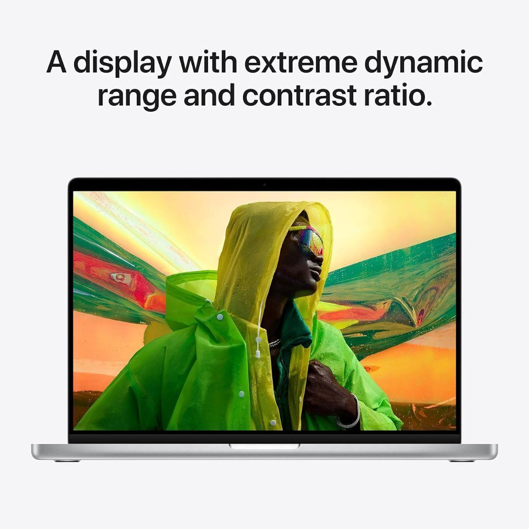 Apple MacBook Pro 16" (2021) with M1 Pro Chip, 10-Core CPU, 16GB RAM, Silver (Certified Refurbished)