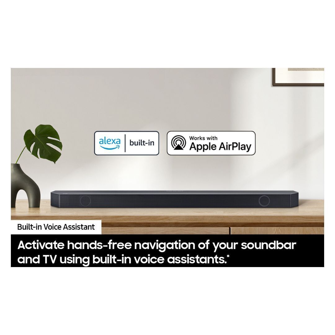 Samsung Q-series 7.1.2 ch. Wireless Dolby ATMOS Soundbar Q900C with Q-Symphony and SpaceFit Pro