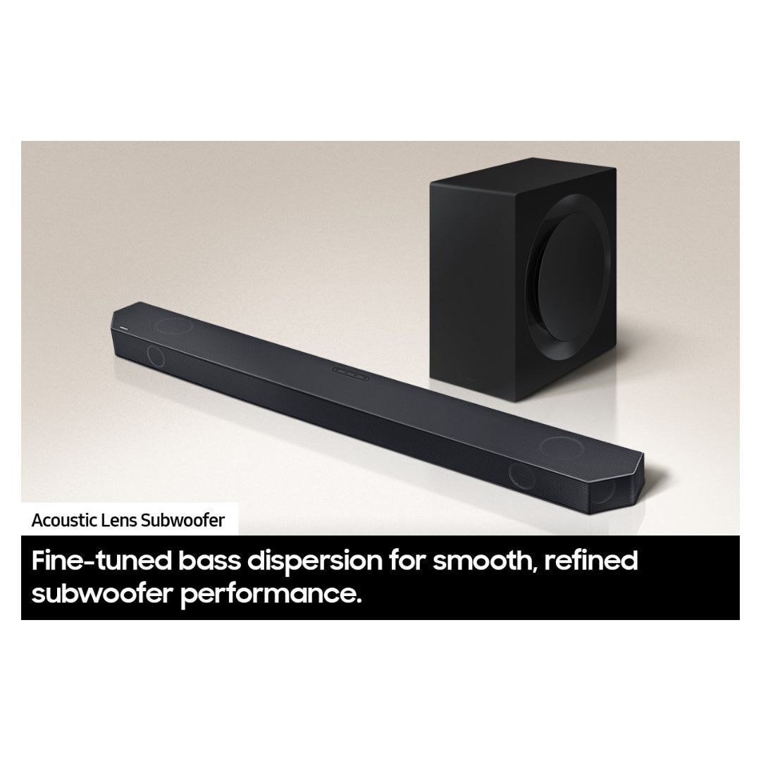 Samsung Q-series 7.1.2 ch. Wireless Dolby ATMOS Soundbar Q900C with Q-Symphony and SpaceFit Pro
