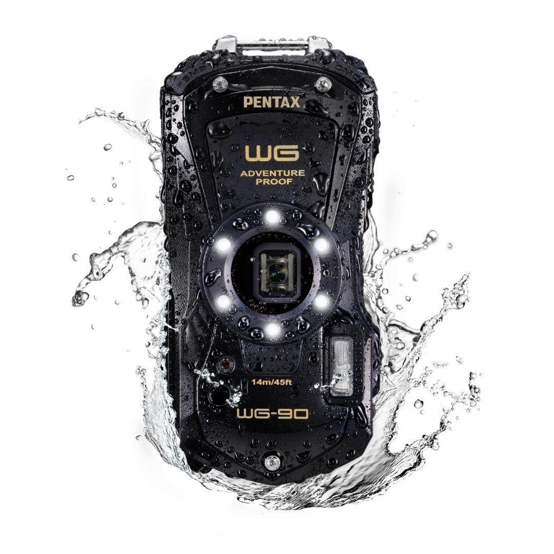 Ricoh Imaging PENTAX WG-90 Compact Camera with Tough Body Construction and Exceptional Image (Black)