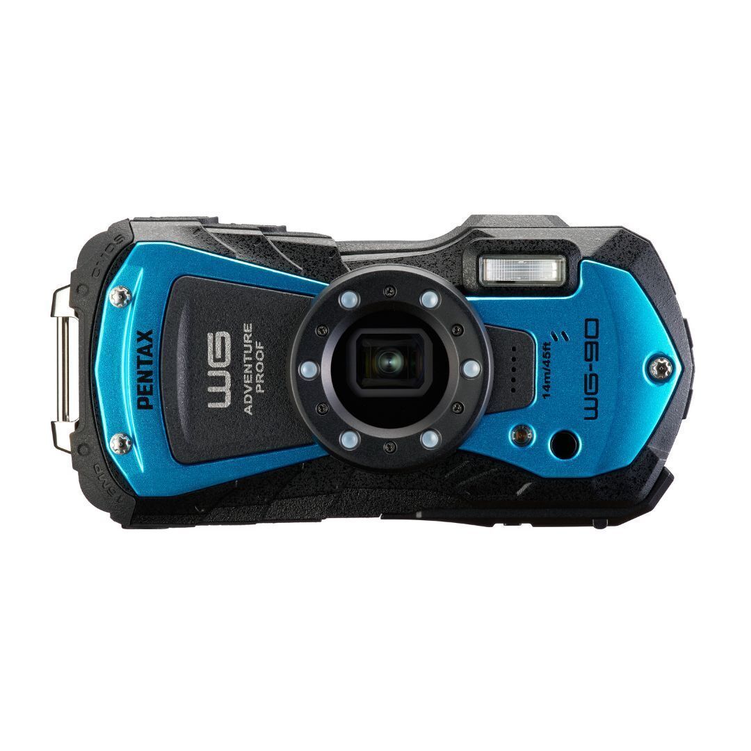 Ricoh Imaging PENTAX WG-90 Compact Camera with Tough Body Construction and Exceptional Image (Blue)