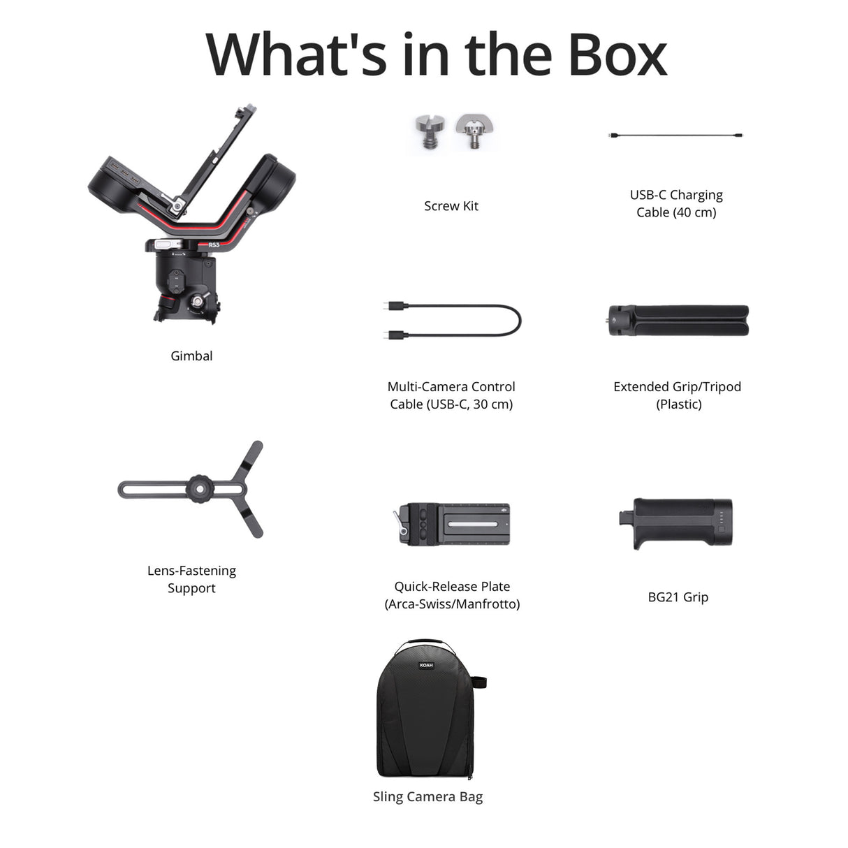 DJI RS 3 Mini 1.75Lb 1.4-Inch Full-Color Touchscreen Gimbal Stabilizer with Sling Camera Bag bundle