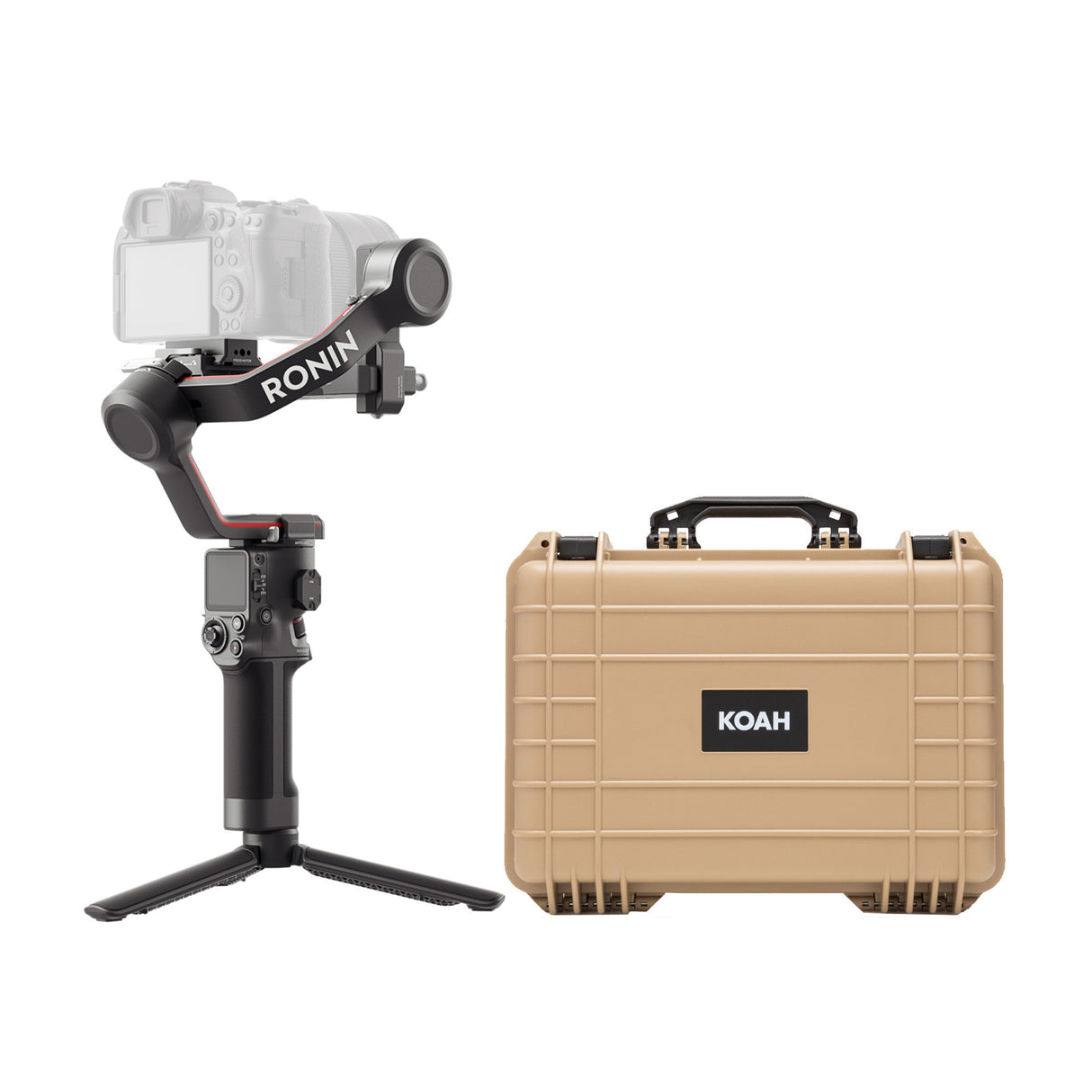 DJI RS 3 Pro Gimbal Stabilizer Combo with Weatherproof Hard Case with Customizable Foam bundle