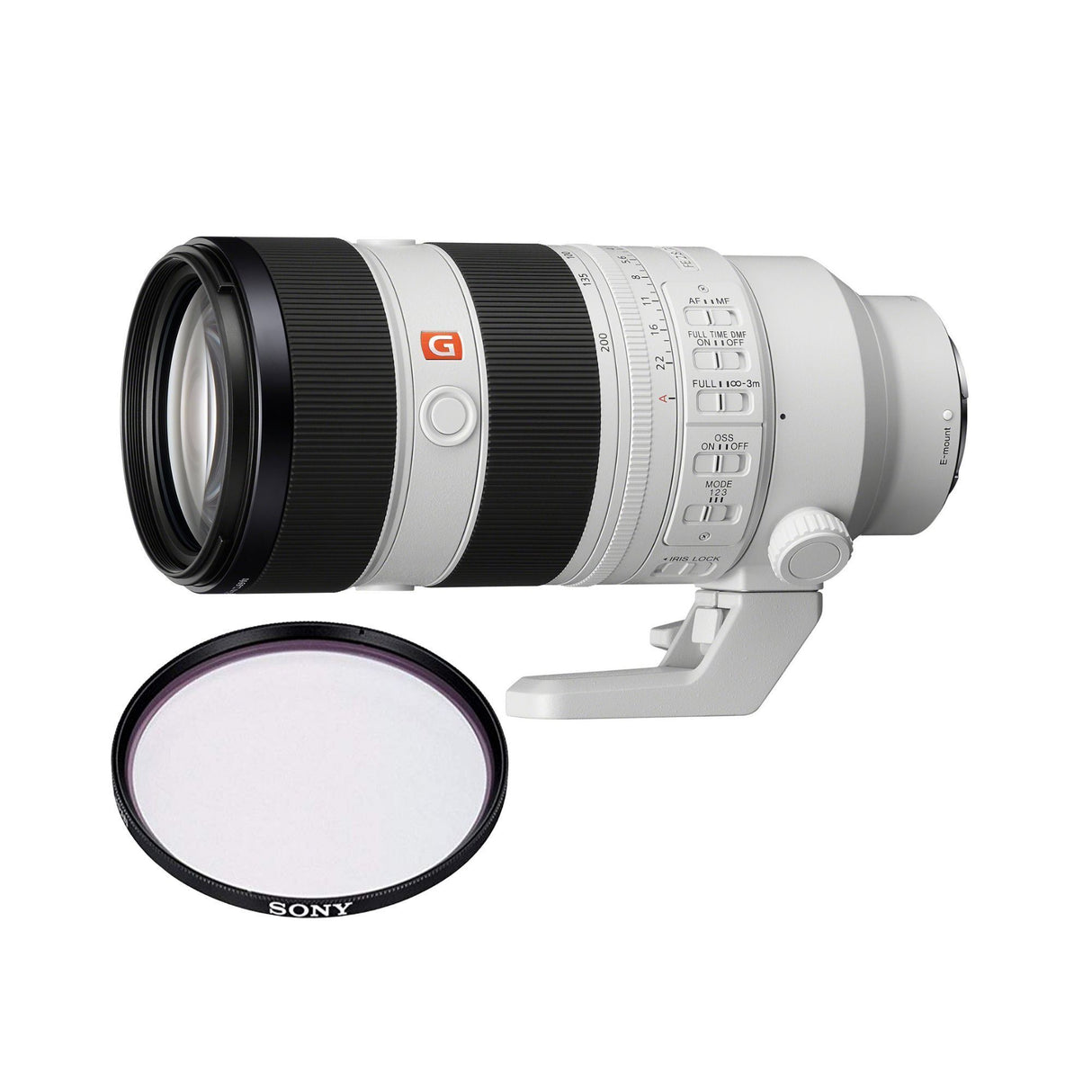Sony FE 70-200mm F2.8 GM OSS II Full-Frame Telephoto Zoom Lens with Protective Filter
