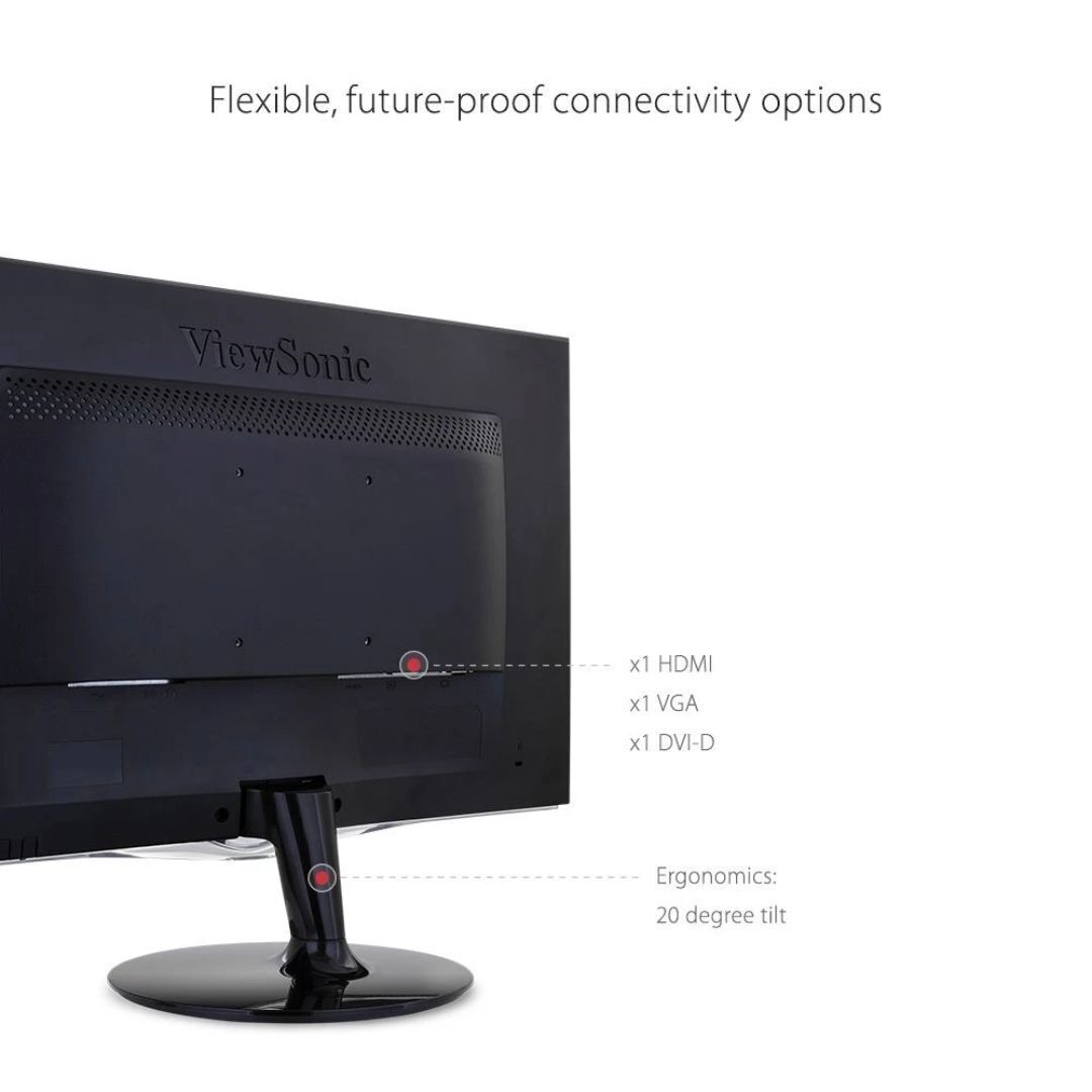 ViewSonic VX2252MH 22-Inch 1080p 2ms Monitor with HDMI (Refurbished)